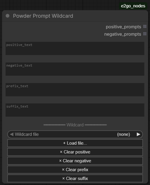 Powder Prompt Wildcard