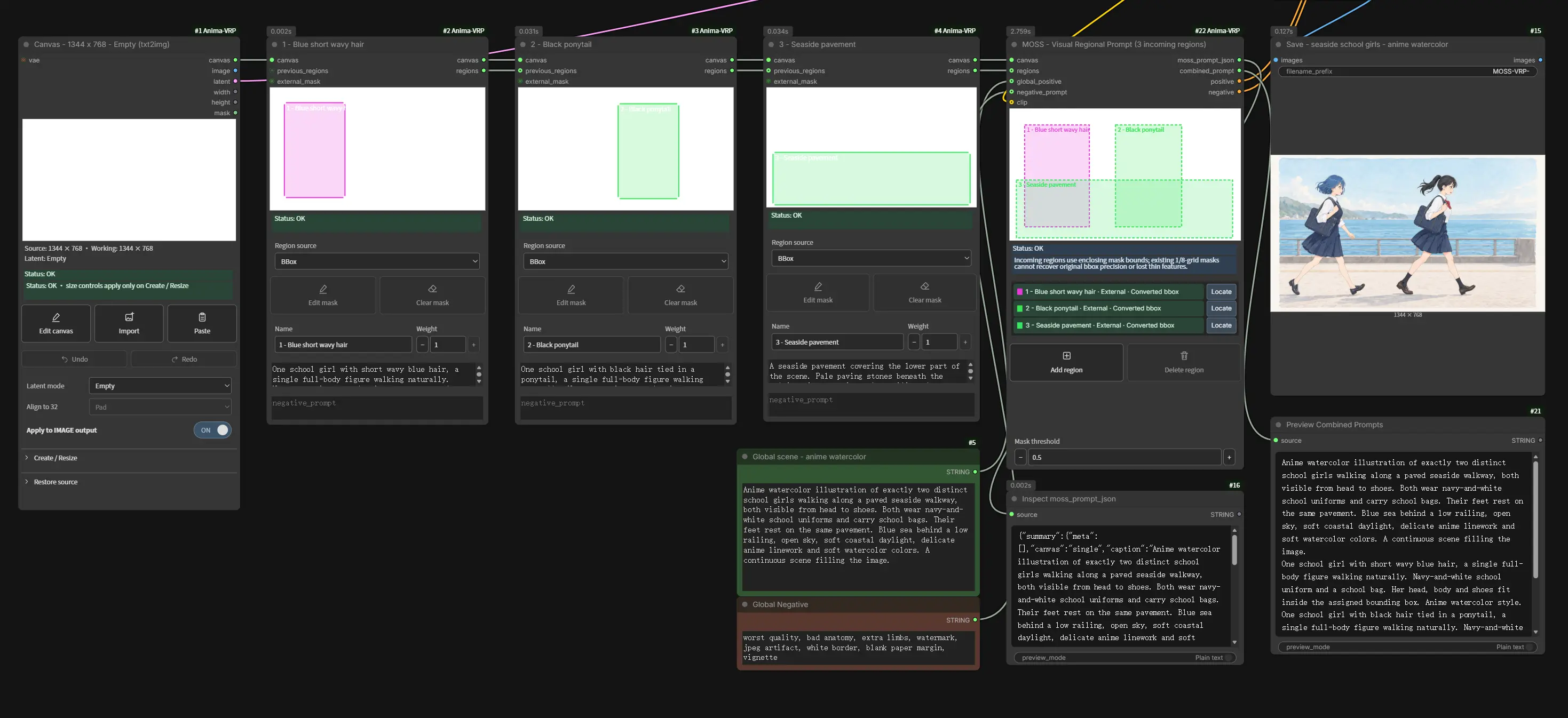 MOSS-Image SFT layout prompting example