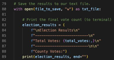 image of code printing election_results