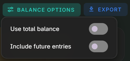 Balance options