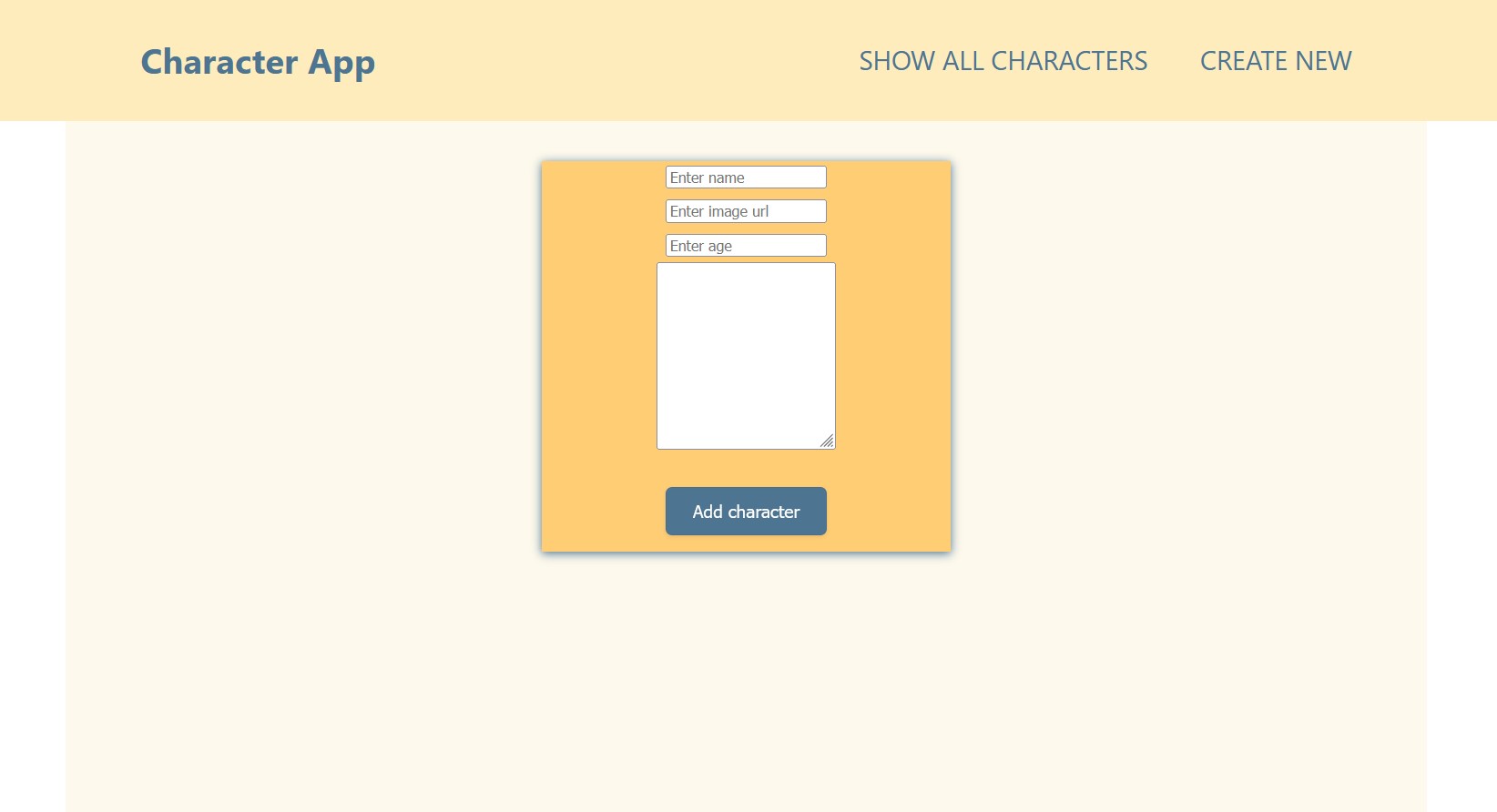 GitHub - ELInsleifD/CharacterCreatorDemo
