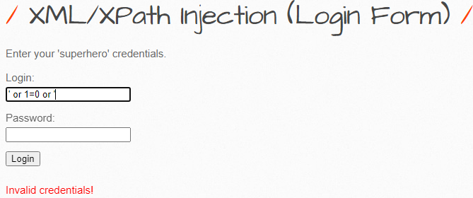 bwapp 1 injection xml xpath injection login form 어니언의 하루 공부