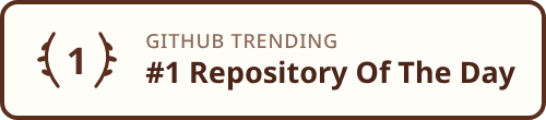 GitHub Trending #1 Repository Of The Day