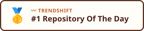 Trendshift #1 Repository Of The Day