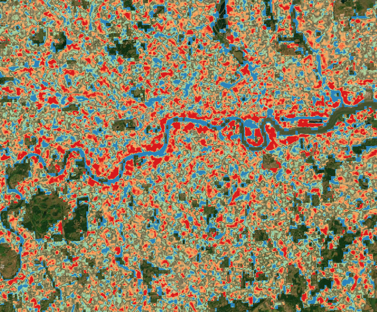 Preview of UHI Intensity in London
