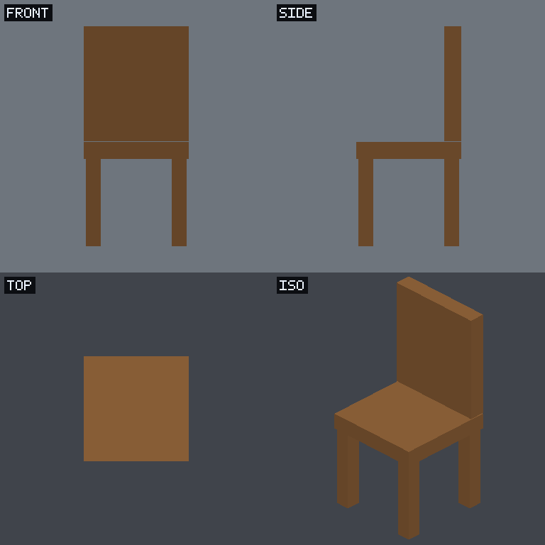 Chisel multi-view render