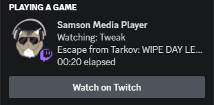 Discord Rich Presence integration to display media playback info in your Discord status/profile