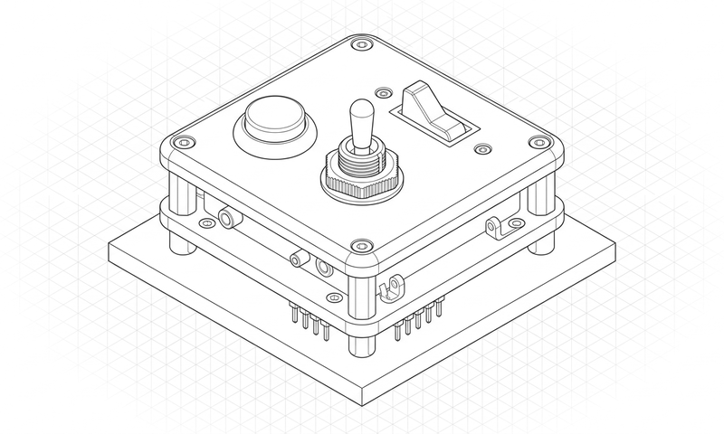 EaseUI Design System — Hardware-Grade Tactile UI Components, Design Tokens, and Minimalist Monochrome Visual Language