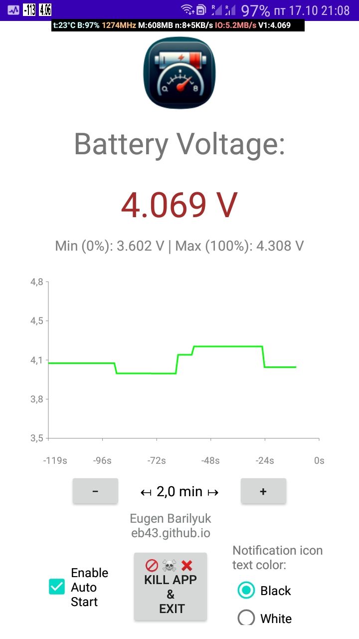 Battery Voltage Indicator