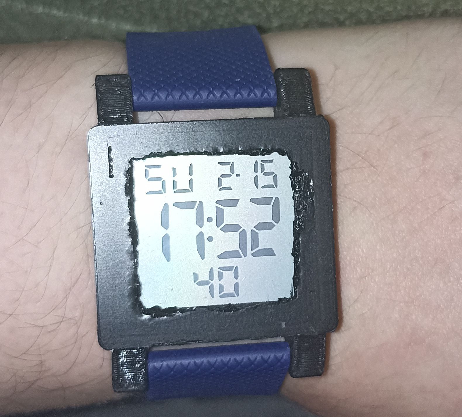digital watch CAD design 3D print