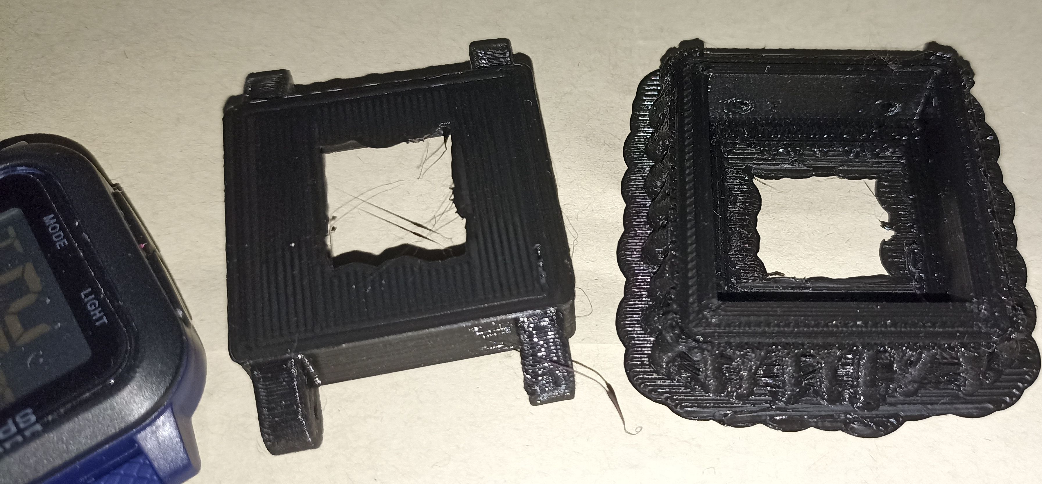 digital watch CAD design 3D print