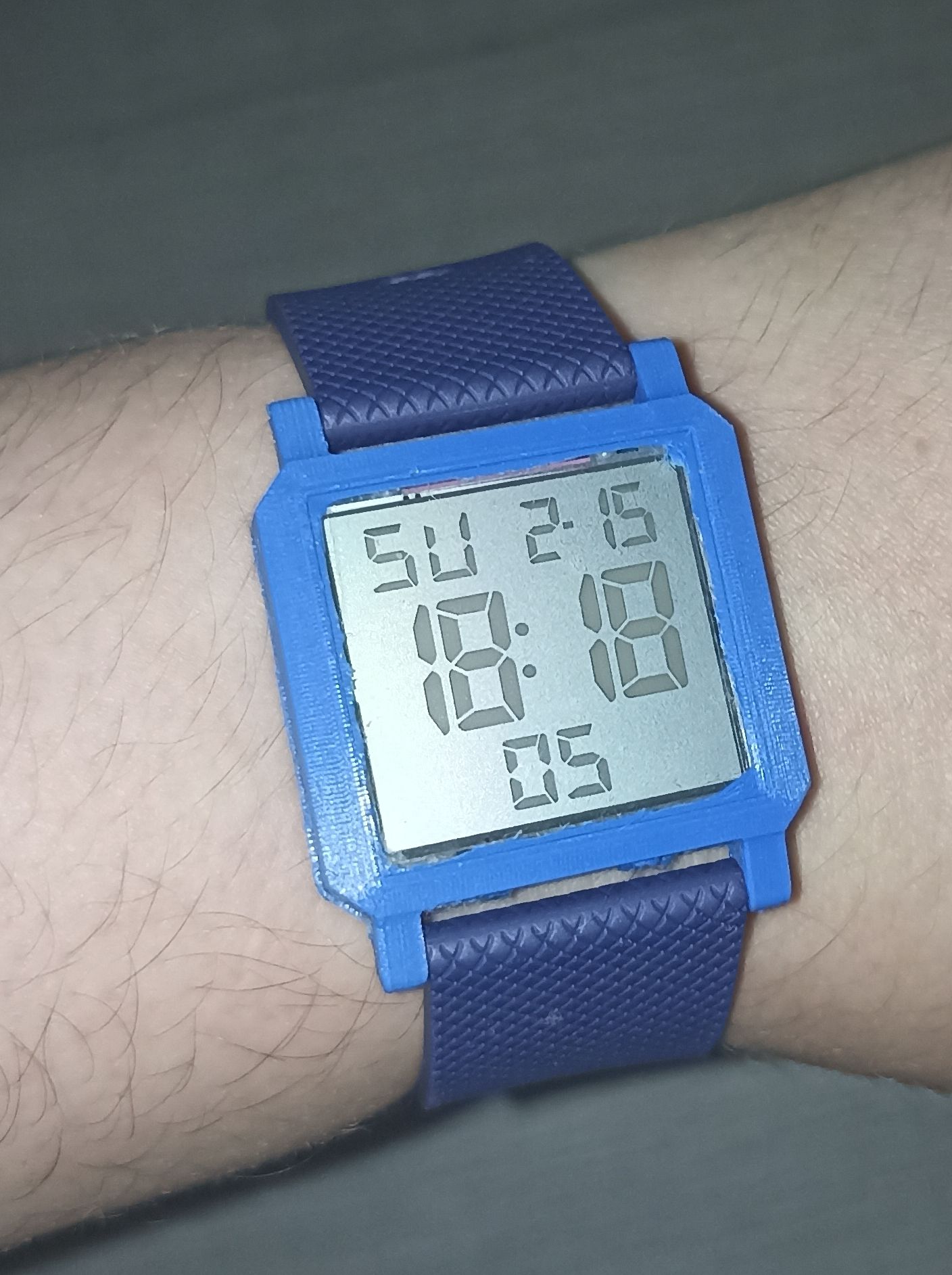 digital watch CAD design 3D print