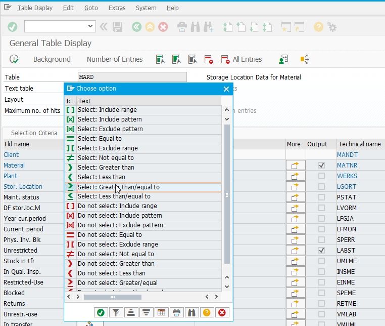 SAP NetWeaver user interface