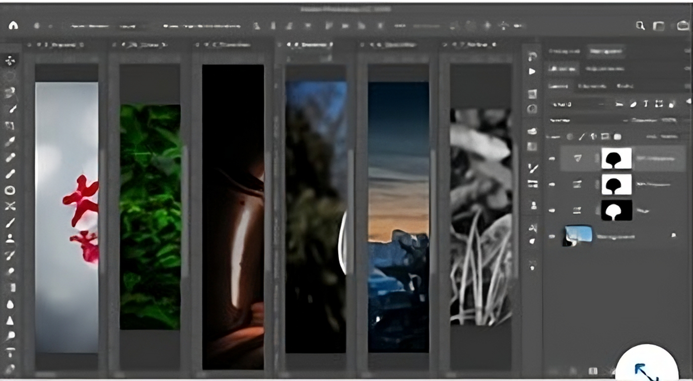 How can you switch the main window back to a traditional layout to view one image at a time?