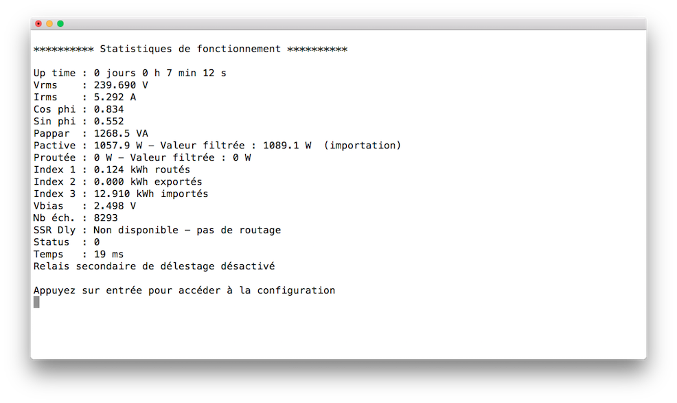 EcoPV Screenshot Statistiques