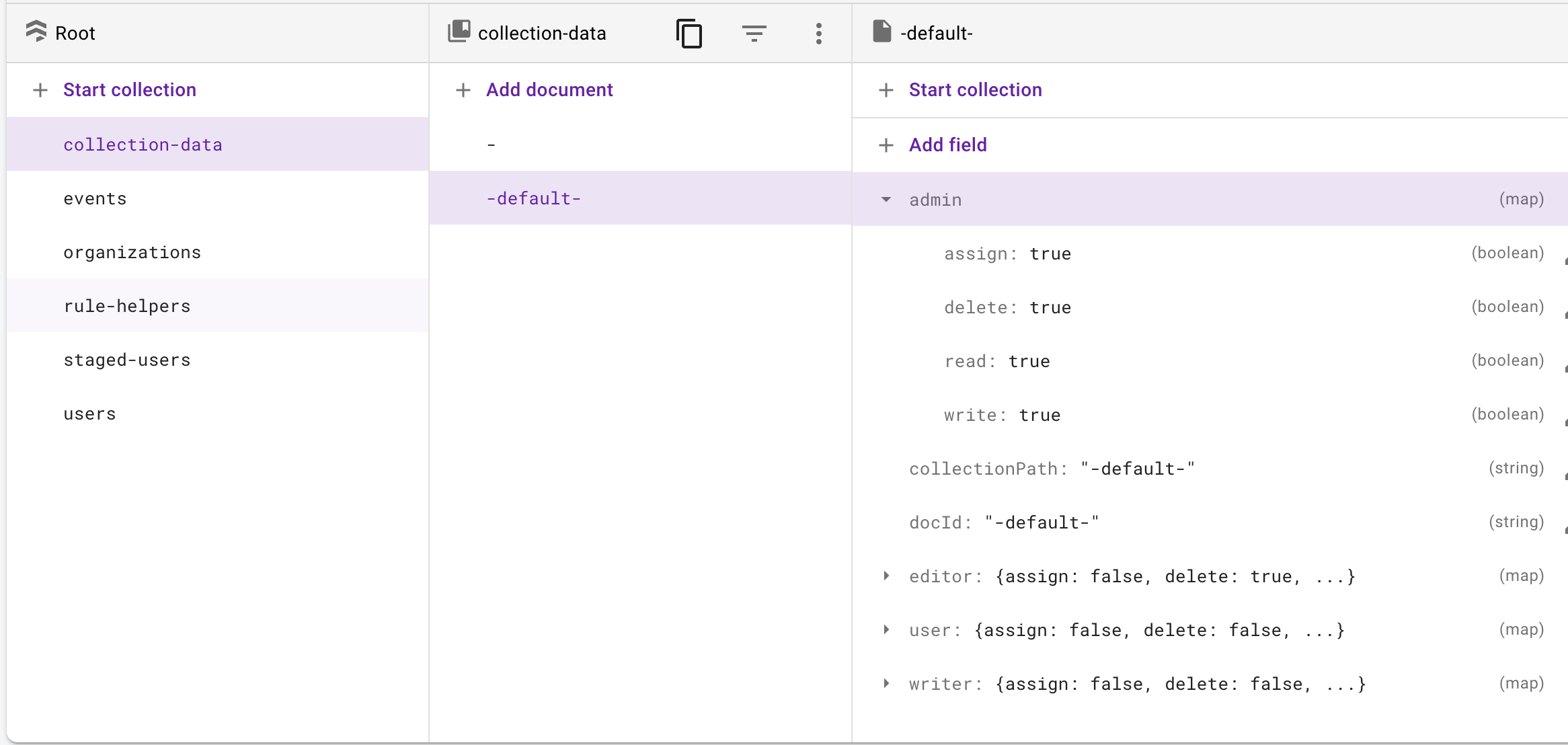 root-collection-roles