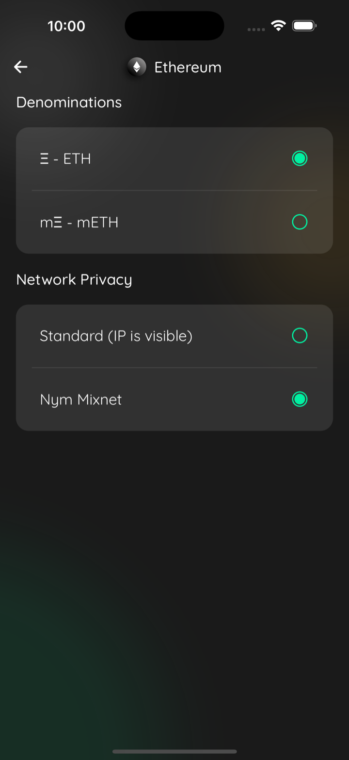 🪓 HACK-FORCED: nym mixnet enabled