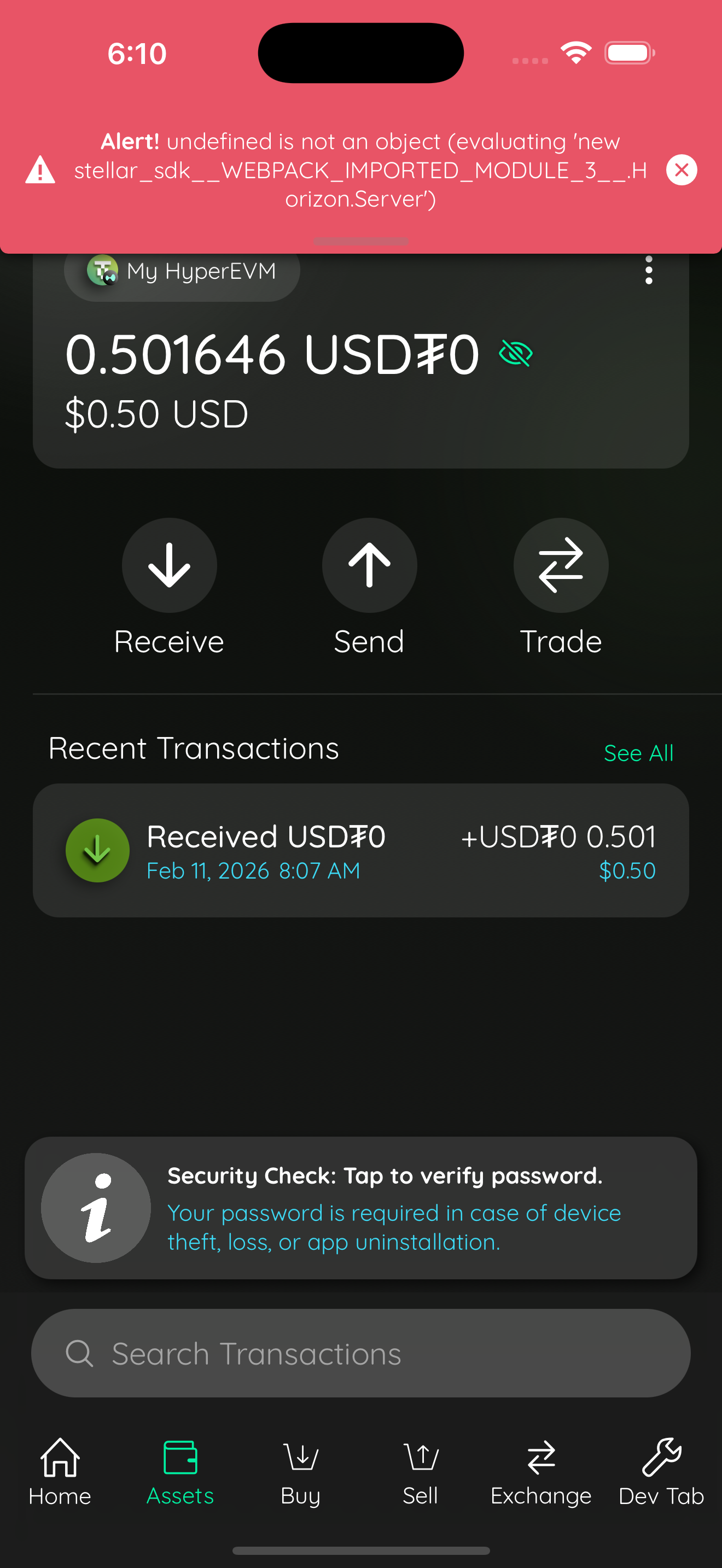 agent proof 1211539505635265 02 hyperevm usdt0 detected