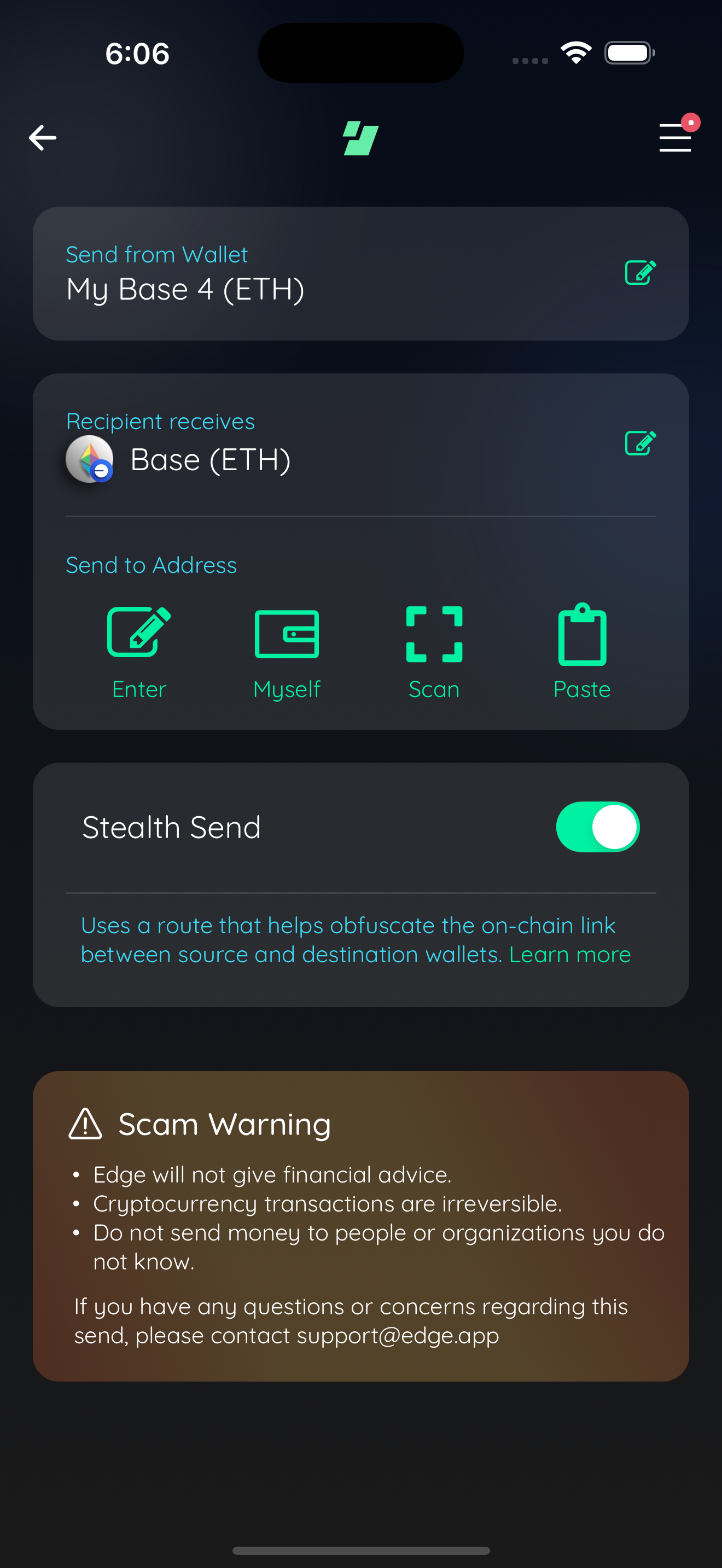 agent proof 1216251688512498 01 stealth send toggle