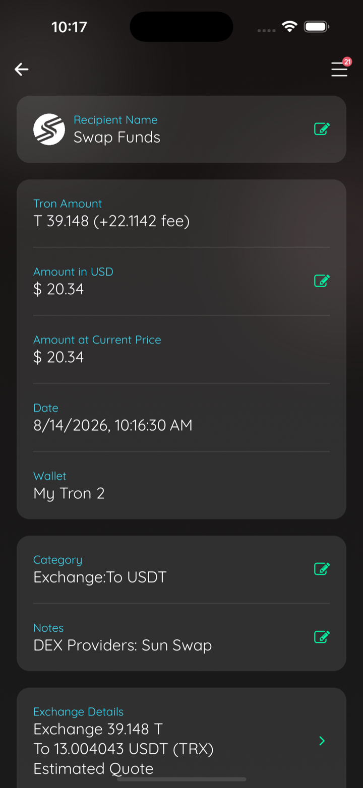 rango trx tx details