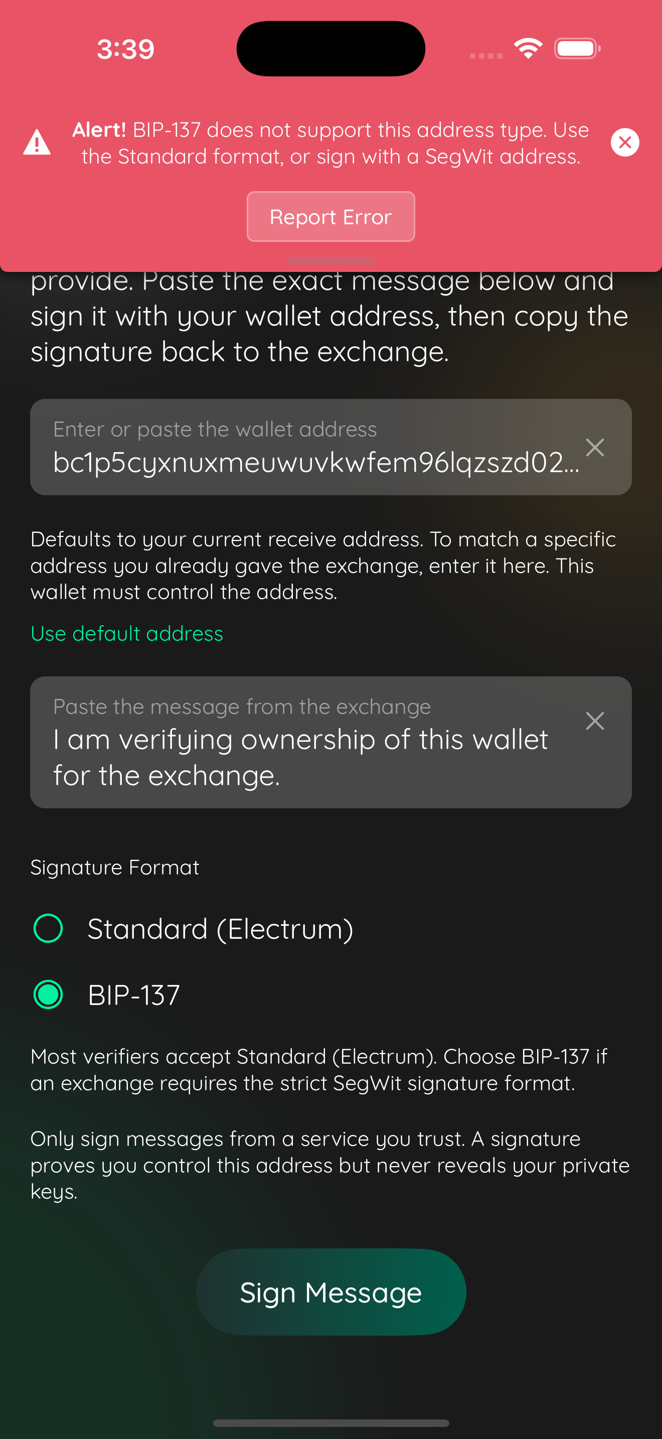 agent proof 1209296431612665 05 taproot rejected