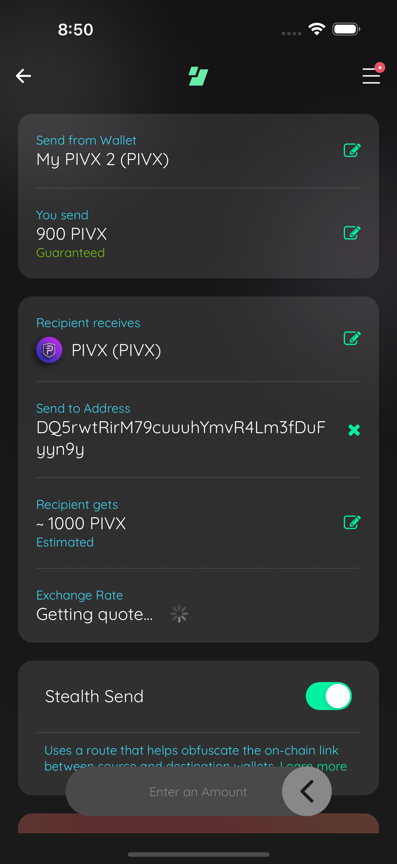 card cleared after edit