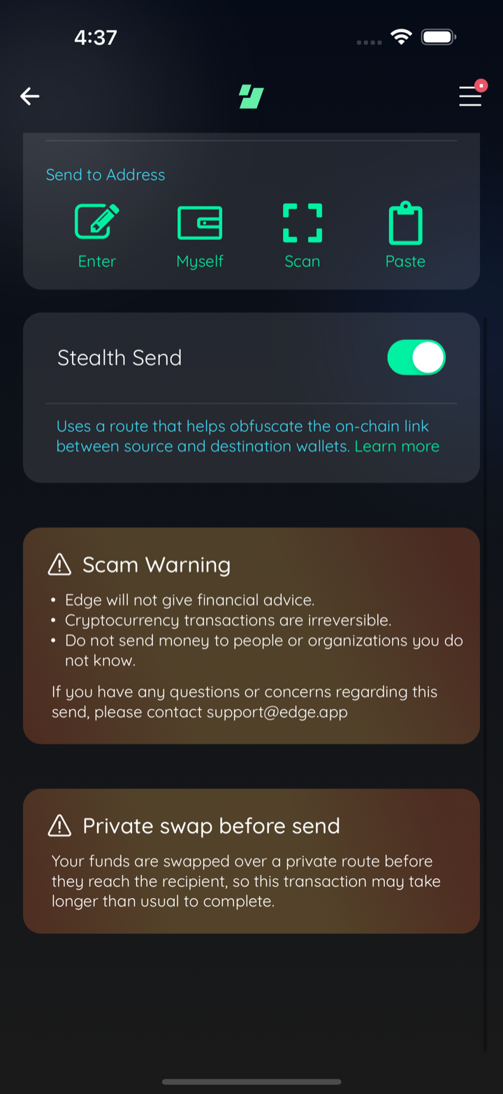swap send card
