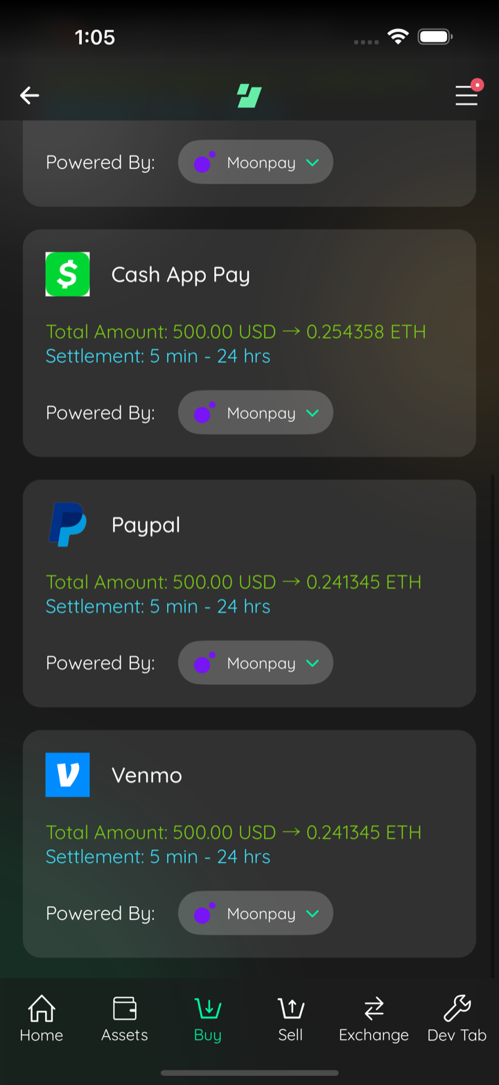 cashapp pay buy quote