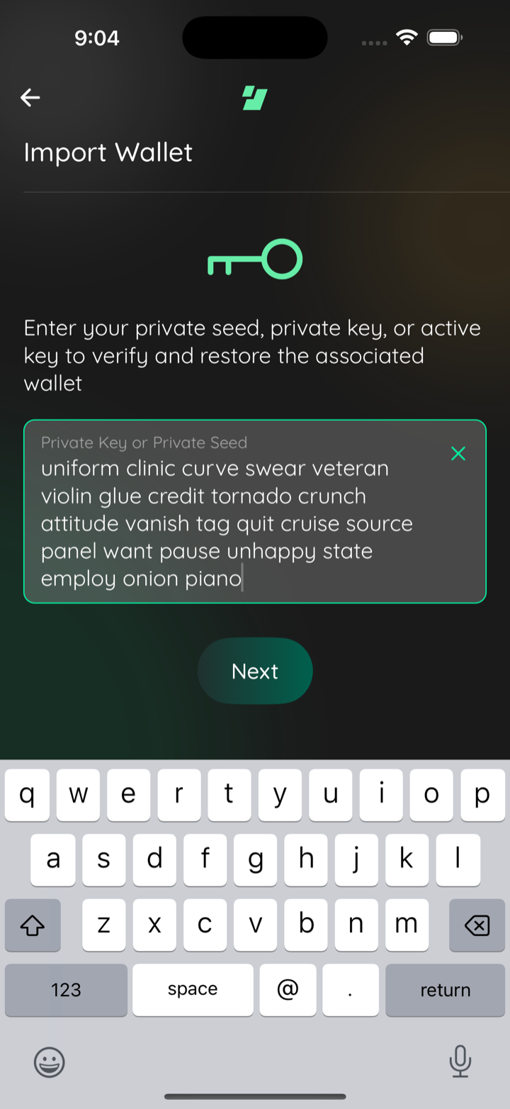 import keyboard open
