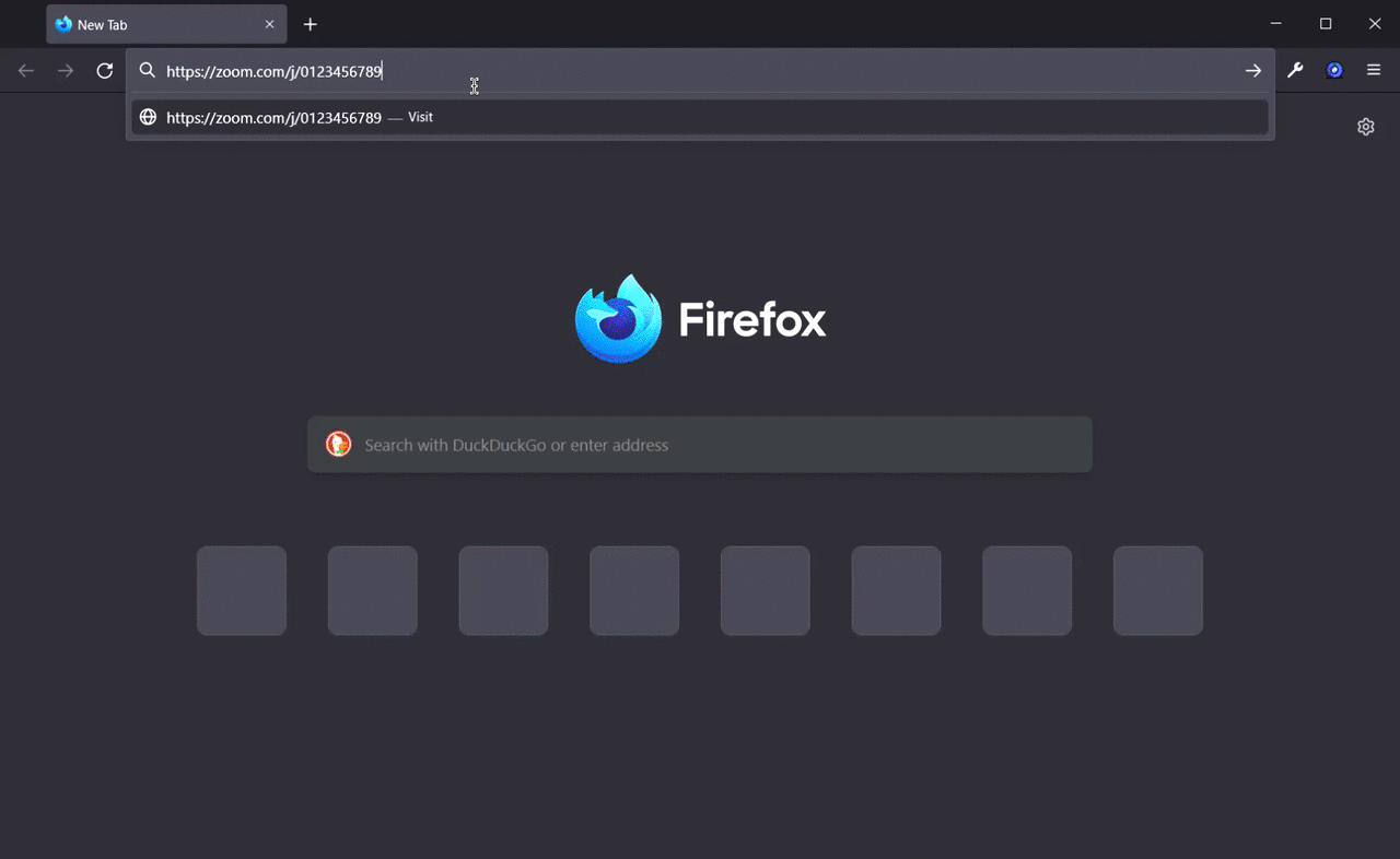 Redirecting a Zoom meeting link to the web client automatically