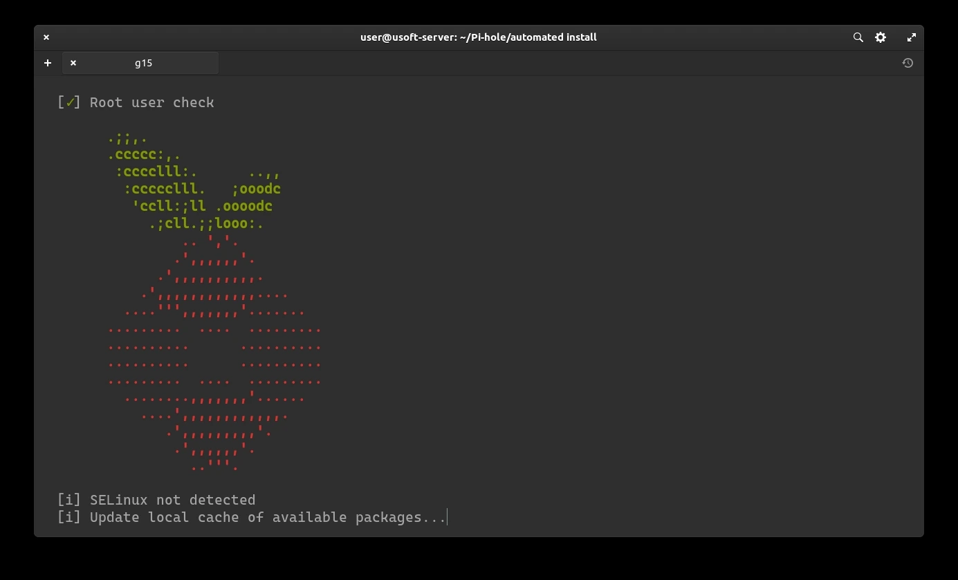 DNS server installation and configuration (Part 3) - Pi-Hole installation (EN)