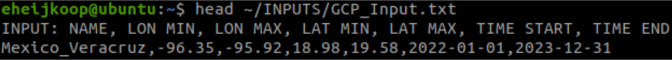 ICESat-2 Input File