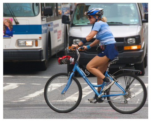 Woman Biking