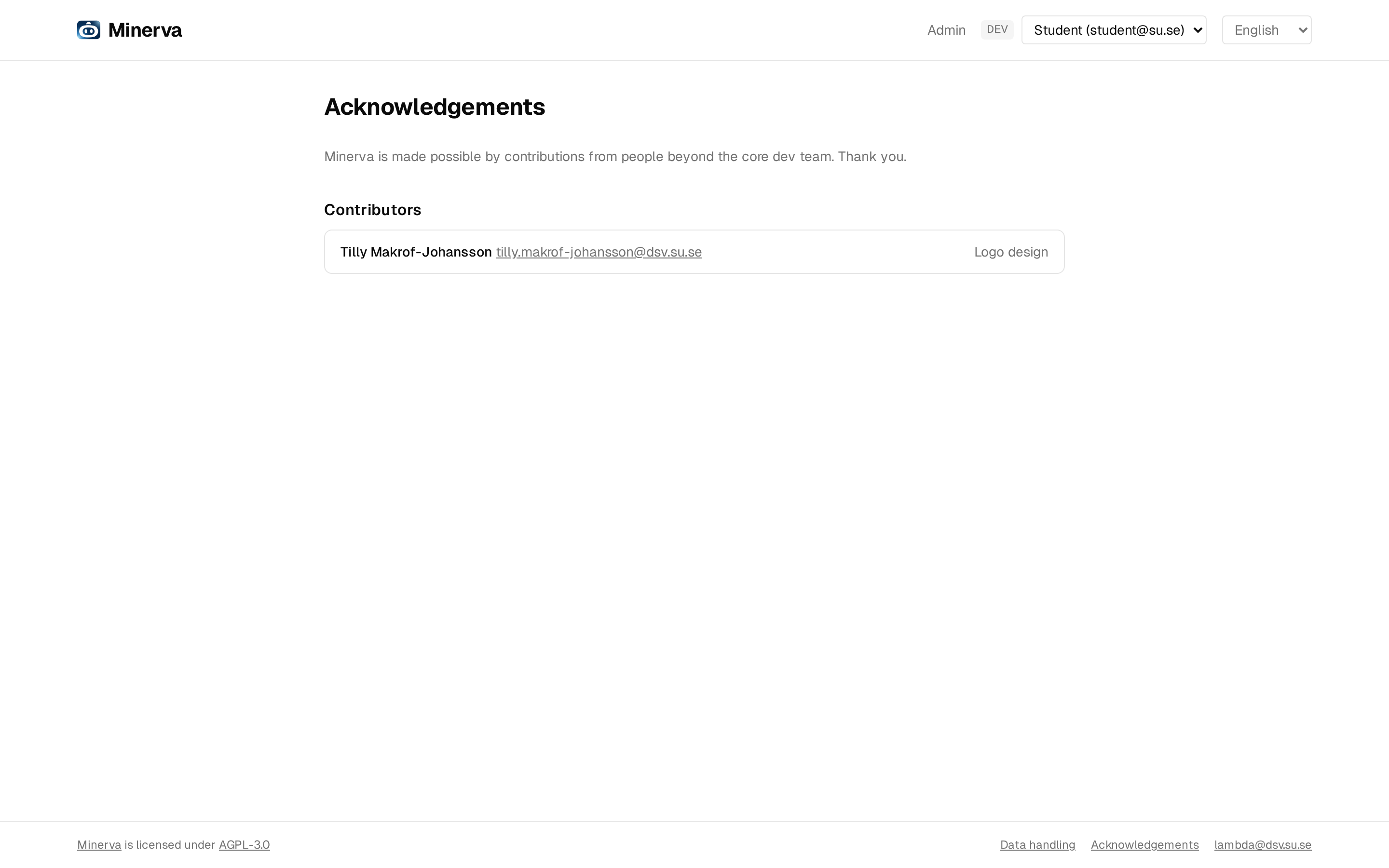 Acknowledgements
