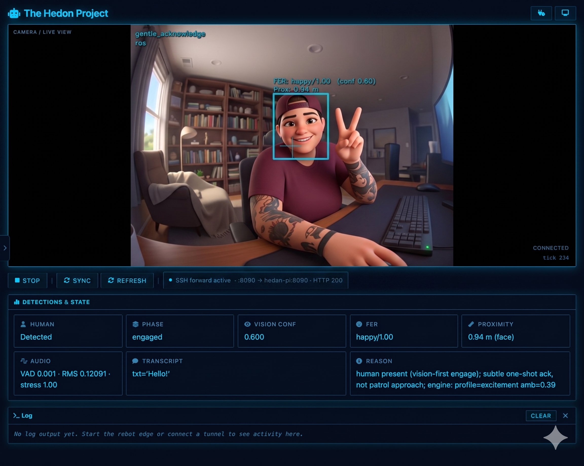 Hedon Robotics control UI