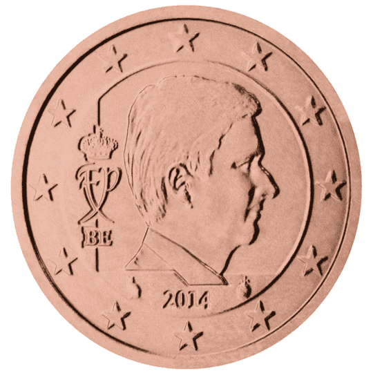 Belgium 1 cent coin obverse 3