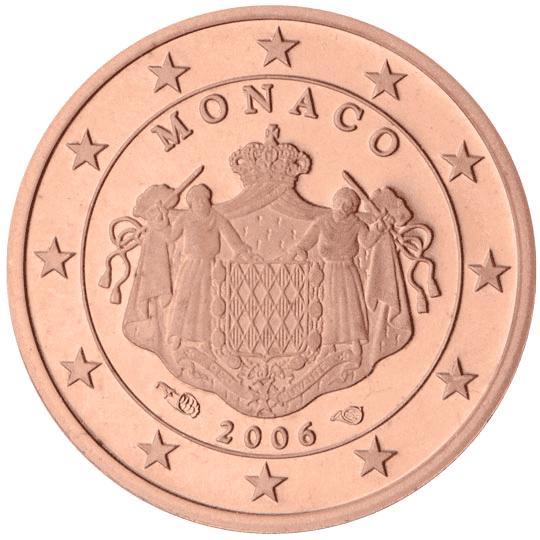 Monaco 1 cent coin obverse 2
