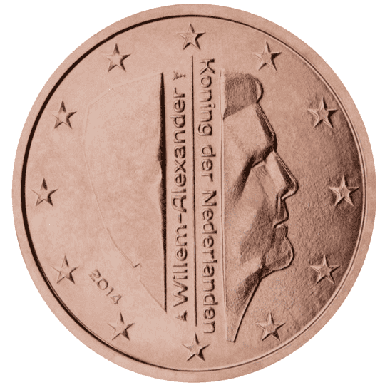 Netherlands 1 cent coin obverse 2