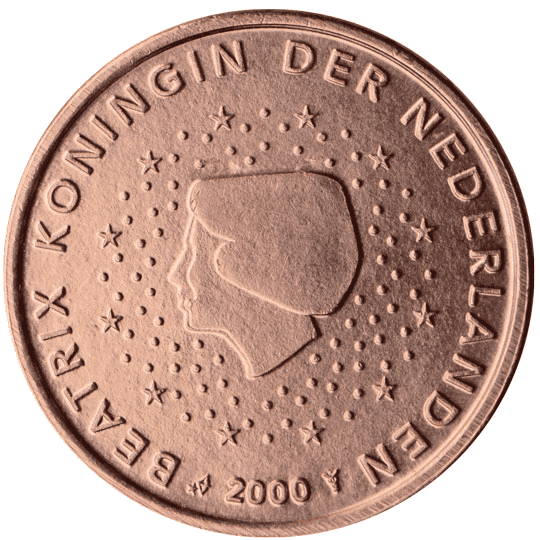 Netherlands 1 cent coin obverse 1
