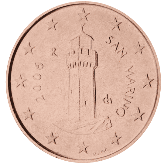 San Marino 1 cent coin obverse 1
