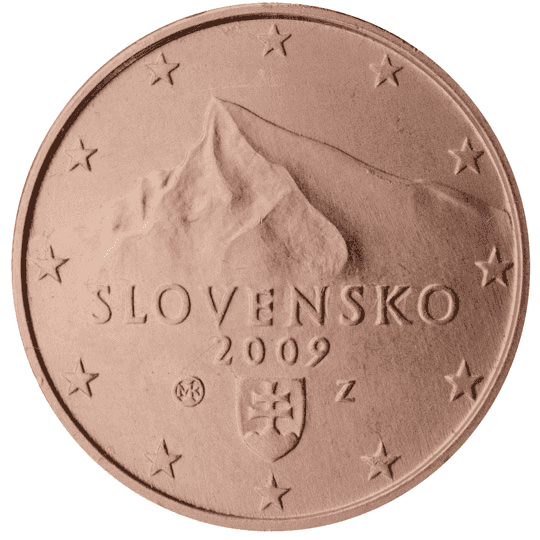Slovakia 1 cent coin obverse