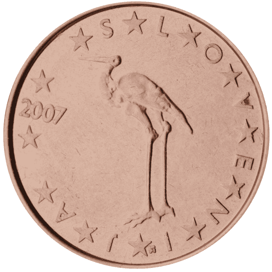 Slovenia 1 cent coin obverse