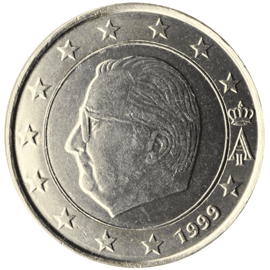 Belgium 1 euro coin obverse 1