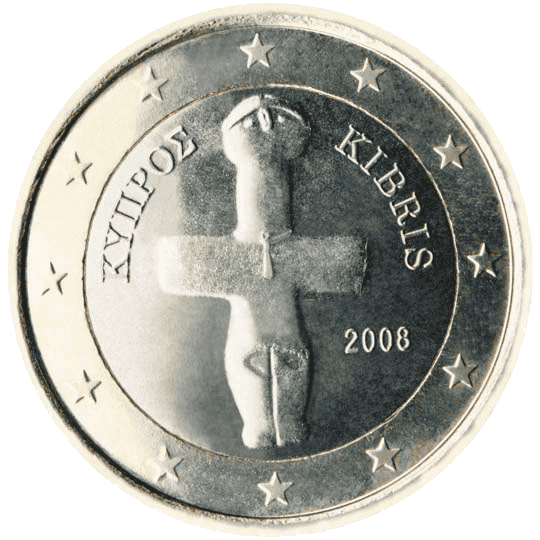 Cyprus 1 euro coin obverse