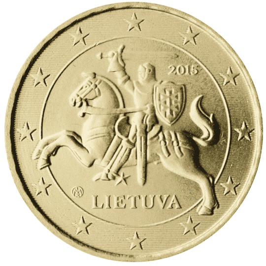 Lithuania 10 cent coin obverse