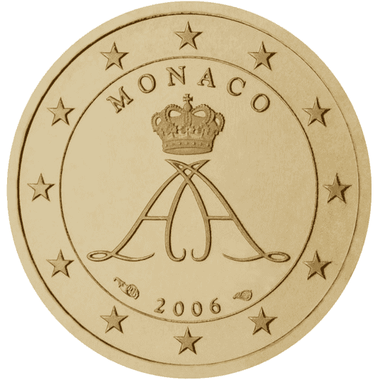 Monaco 10 cent coin obverse 2