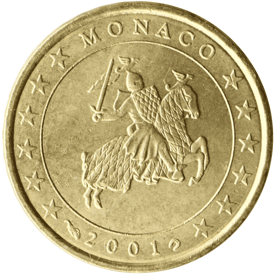 Monaco 10 cent coin obverse 1