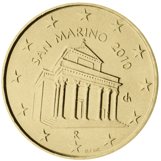 San Marino 10 cent coin obverse 1
