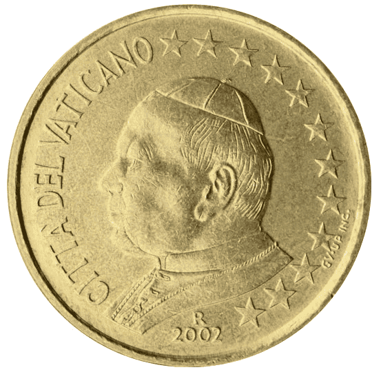 Vatican City 10 cent coin obverse 1