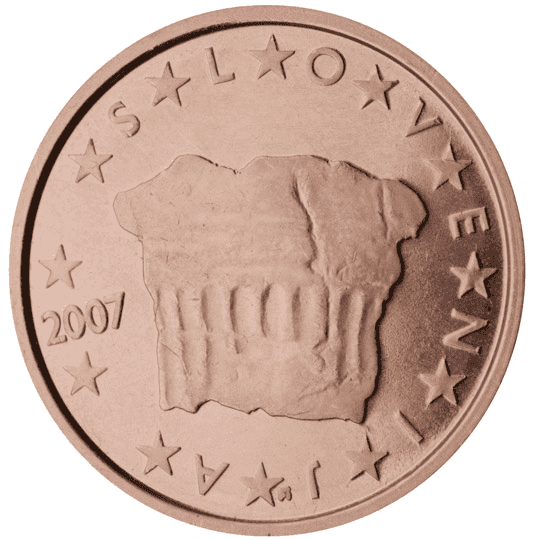 Slovenia 2 cent coin obverse